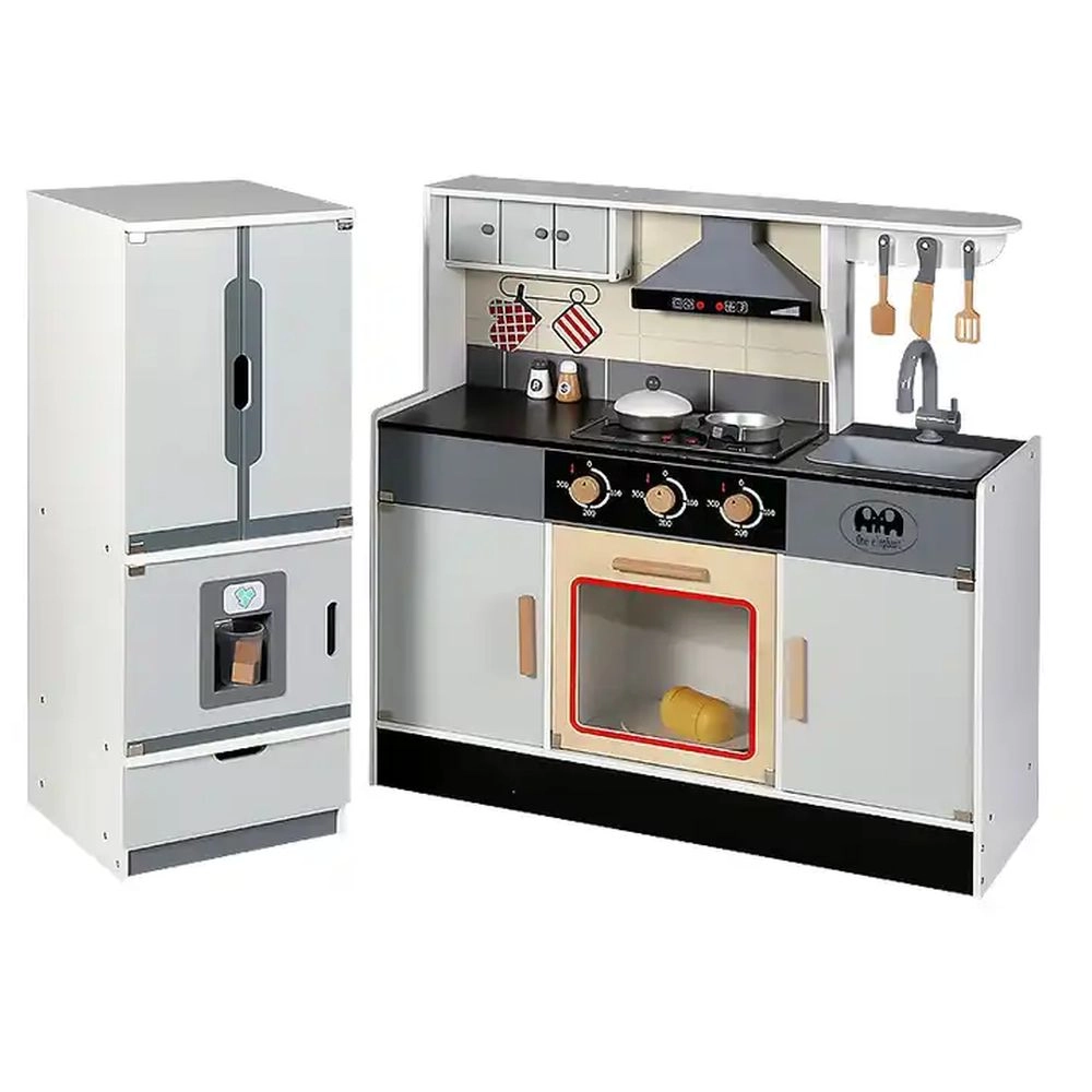 Kids Wooden Toy Kitchen Play Set (5551007-MSN22013)