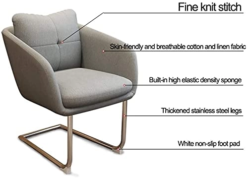 Reclining Chair - Fabric Cotton Black