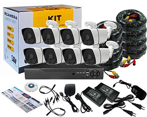 8CH 1080N AHD DVR + 1080p Bullet Camera - 8PCS + 1TB Hard Disk