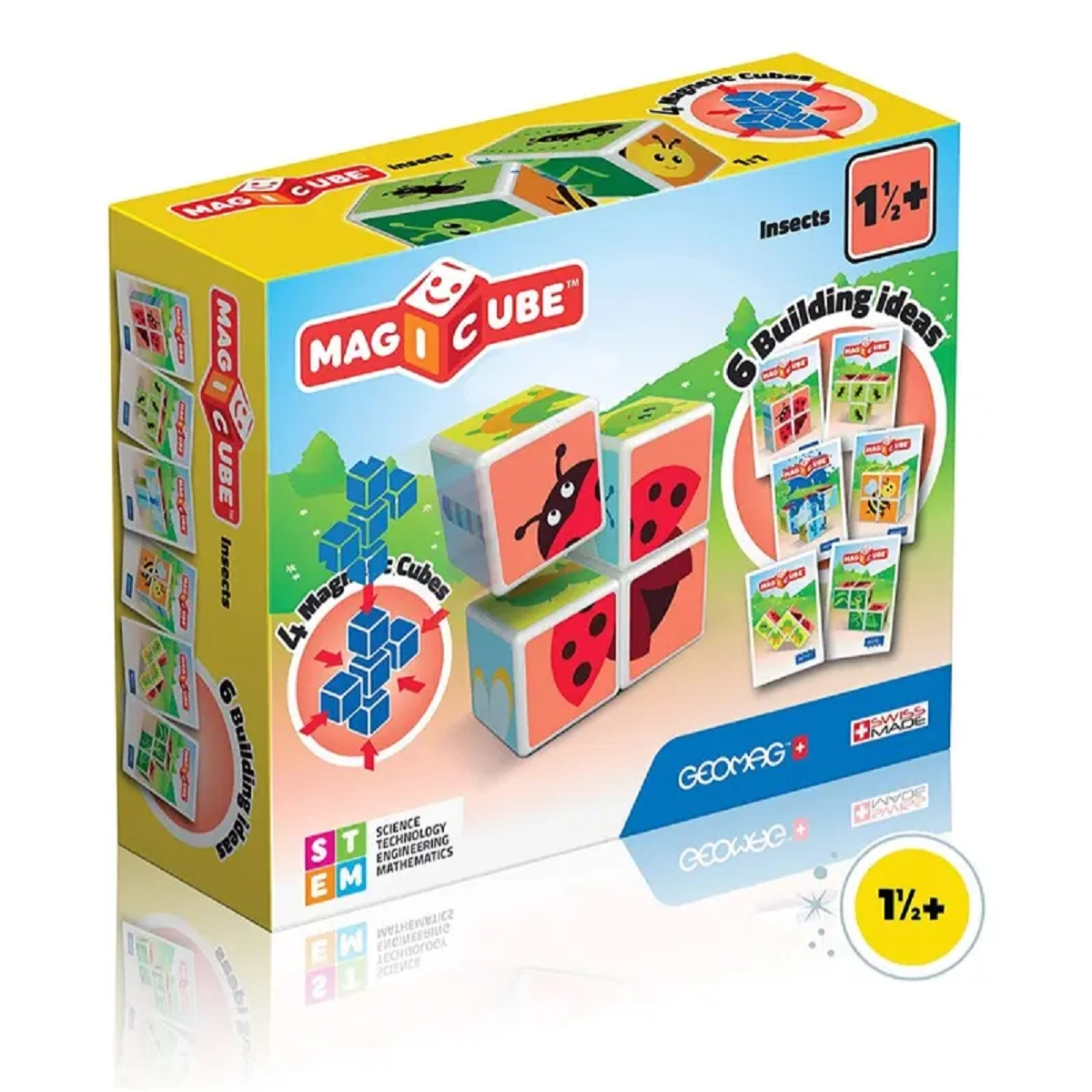 Geomag Magicube Mix And Match Insects - 18 Months 7Pcs