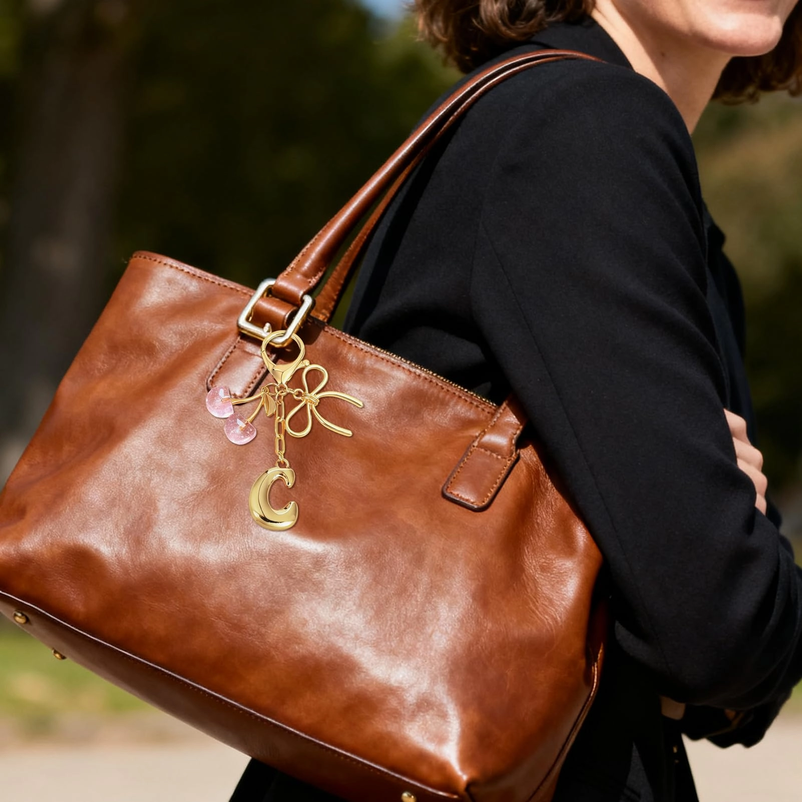 Initial P Keychain - Letter