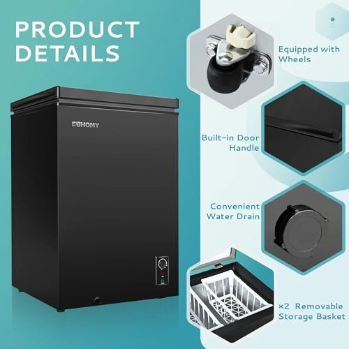 Chest Freezer - 7-Stage Thermostat Top Door