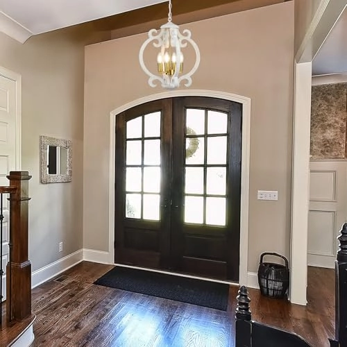 4 Light Pendant Light Fixture - Dimmable