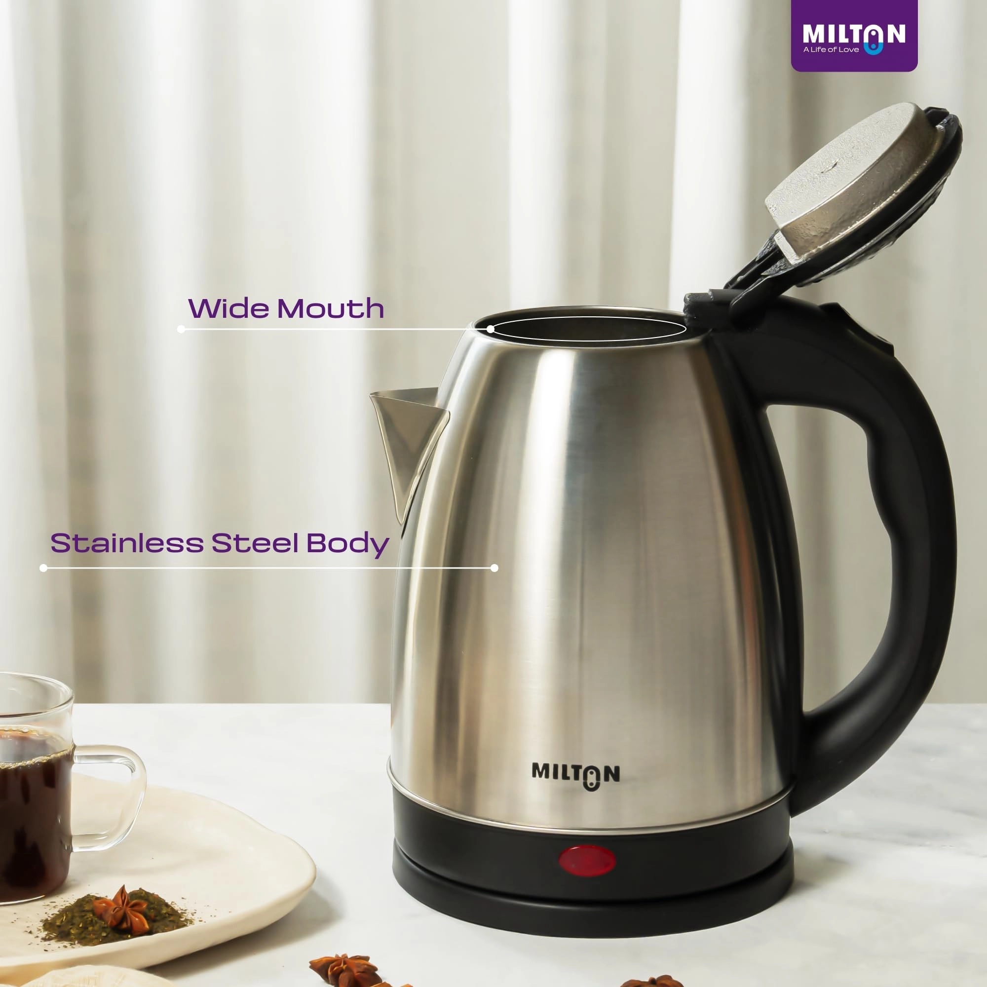 Stainless Steel Kettle - 1.8L