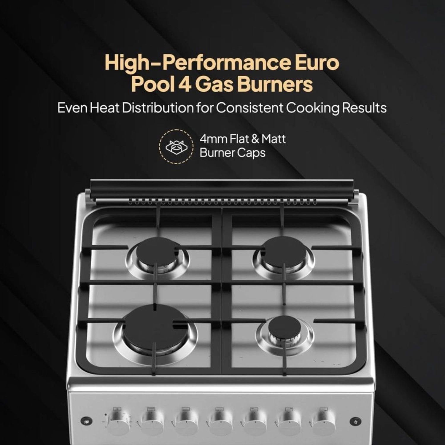 KR-CR 6061FE GAS Cooker