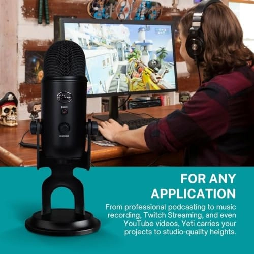 Yeti Microphone USB Microphone Bundle