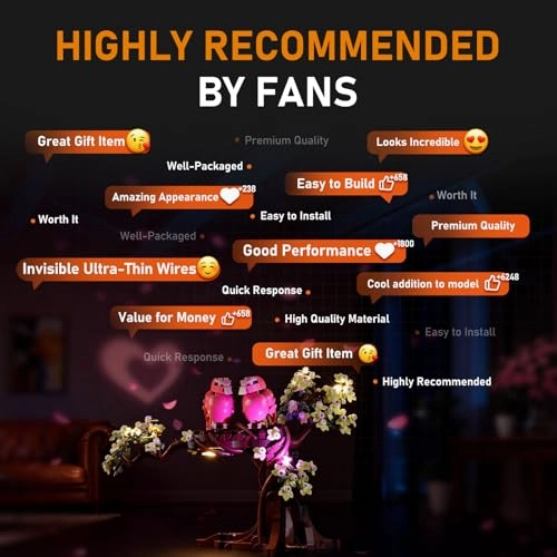 Turtle Doves (21365) - LED light set compatible with Lego building blocks