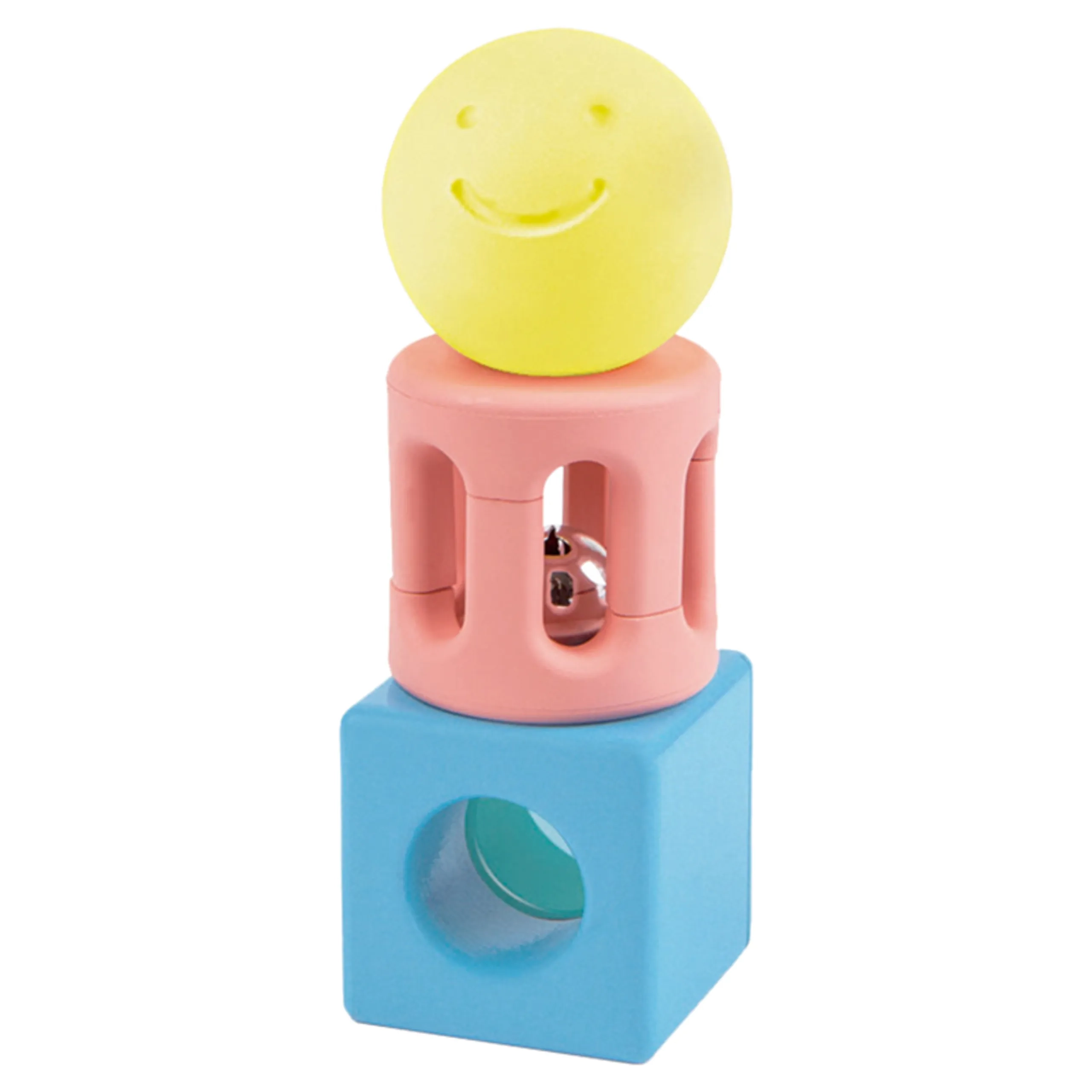 Hape Geometric Rattle - 0 months rice-based materials 3 piece(s)