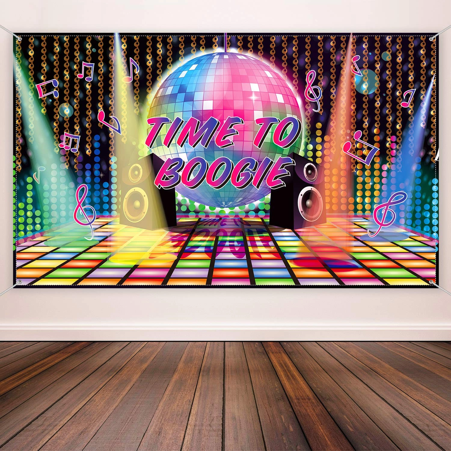 70s Theme Party Decorations Backdrop Banner - Birthday Party