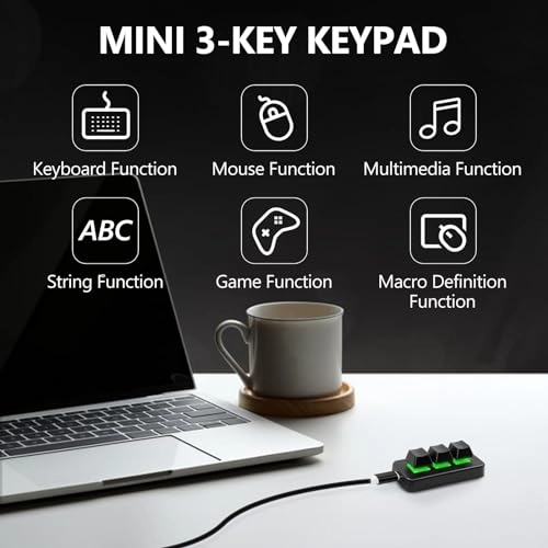 3 Key Mini Keypad - Wired
