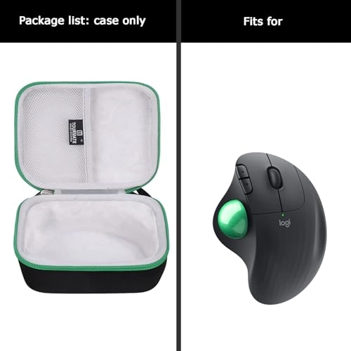 Hard Travel Case for Logitech Ergo M570 M575 / Nulea Wireless Trackball Mouse - USB