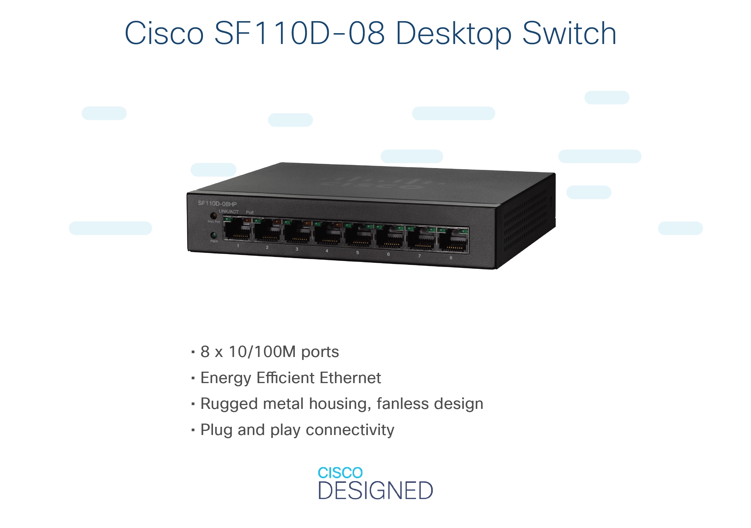 SF110D-08HP 8-ports