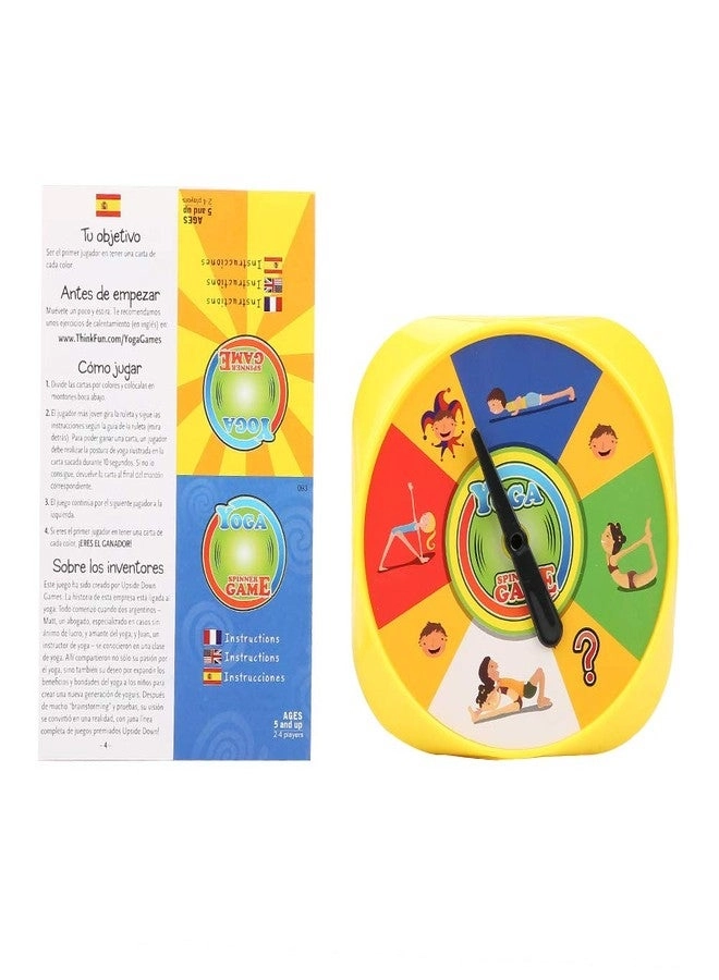 Yoga Pose Cards + Yoga Spinner Game + Kids Yoga Cards Kit + Interactive Yoga Card Game