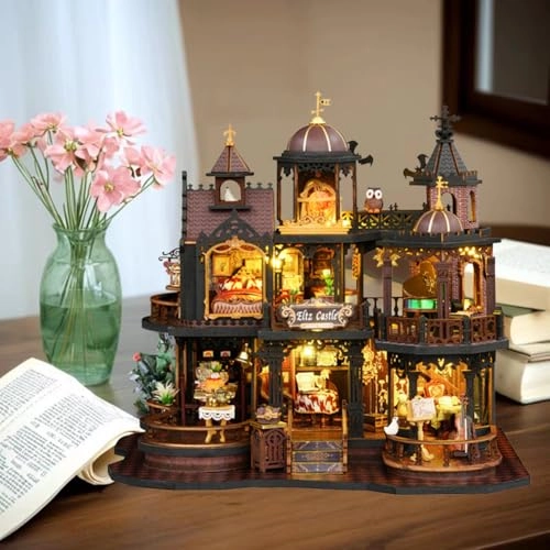 Miniature Wooden Dollhouse Furniture Kit - Creative Room 1:24