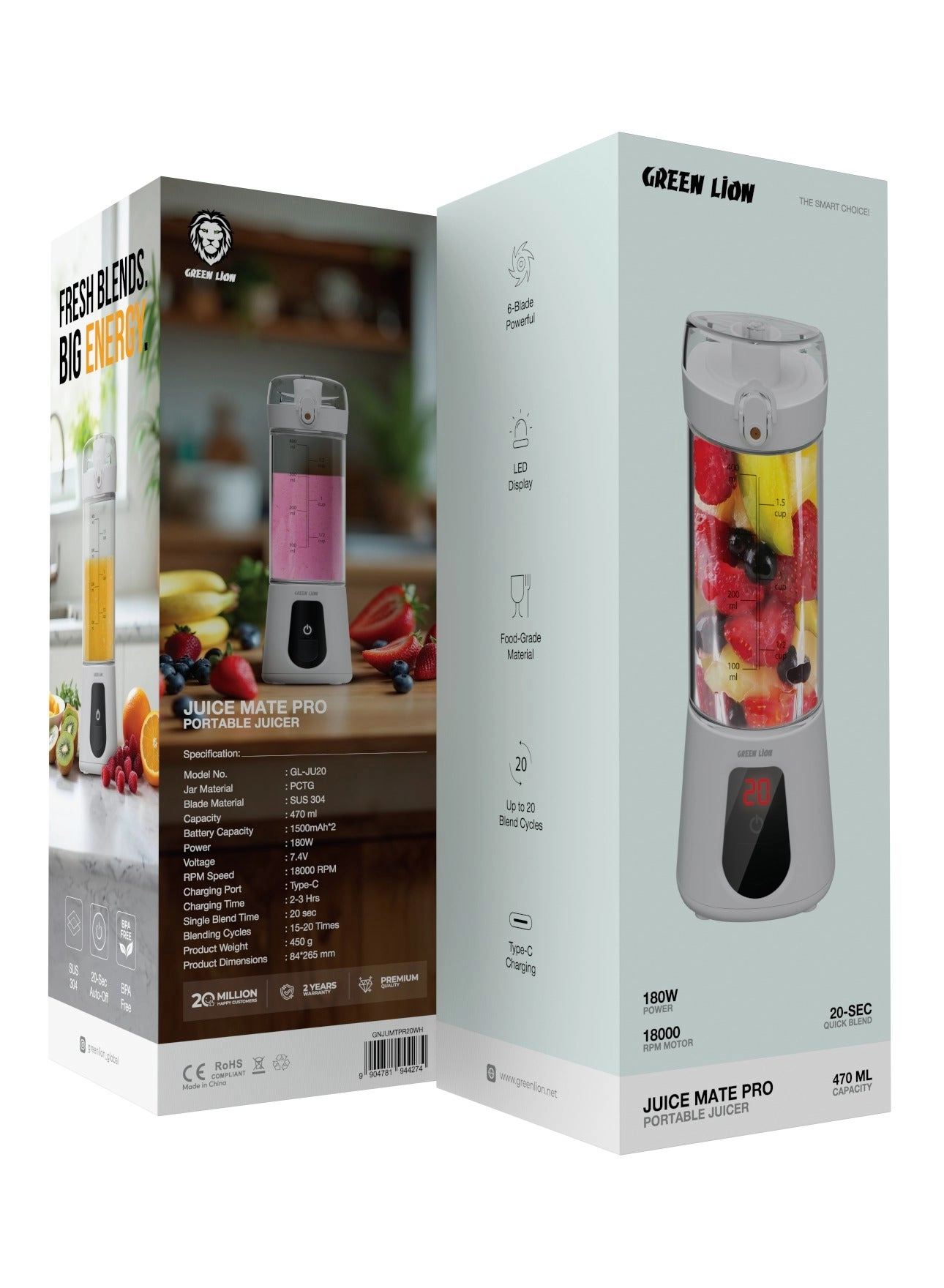 Juice Mate Pro - 180W 470mL
