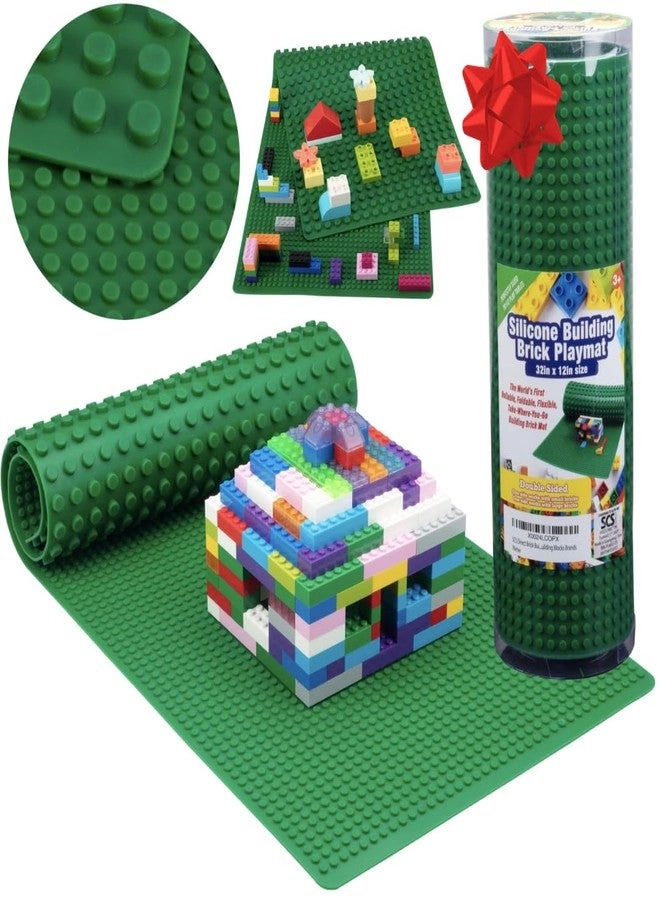 SCS Direct Brick Building Blocks Silicone Playmat