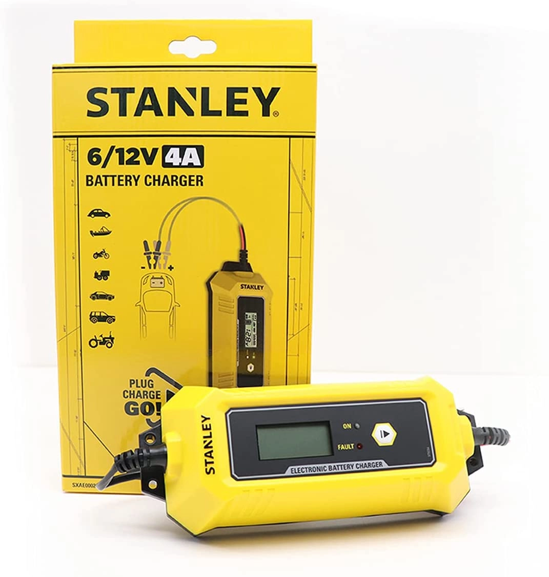 Stanley Battery Charger - 6V/12V 4amp