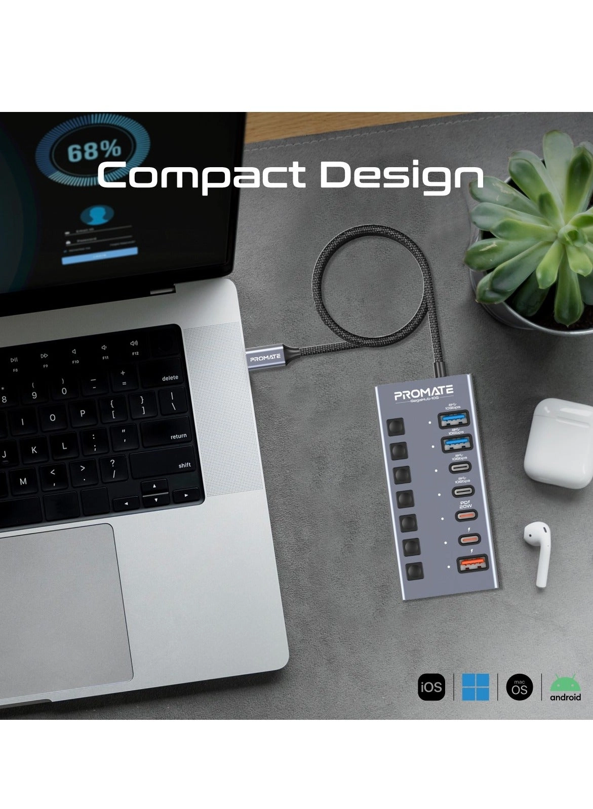 GegaHub-10G - USB Type C