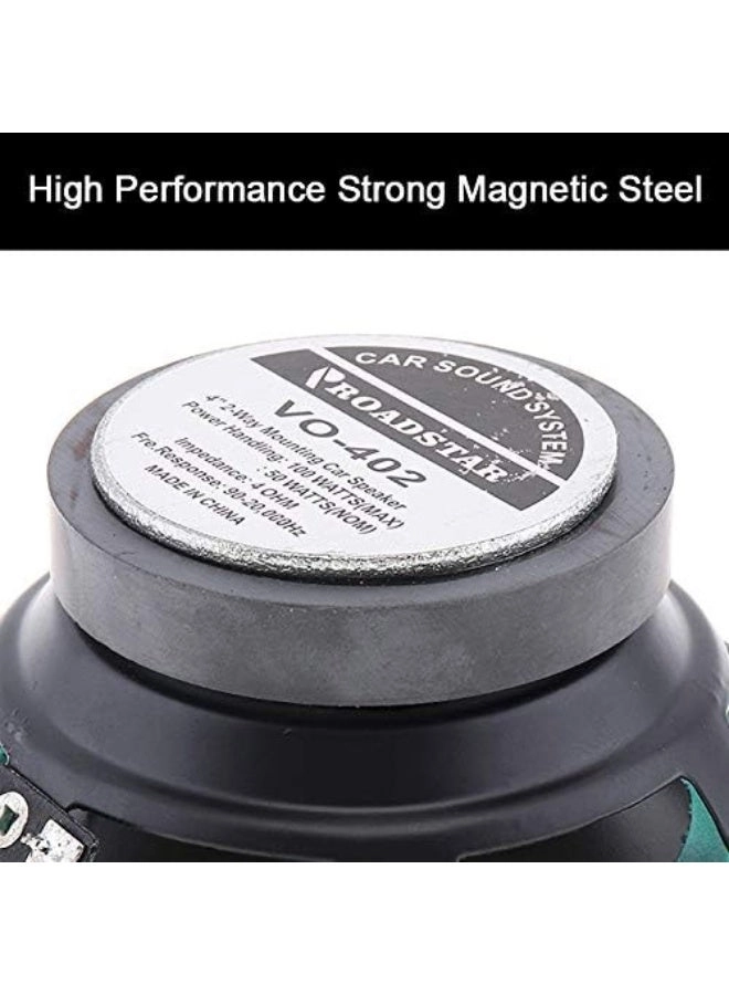 Car HiFi Coaxial Speaker - 4 Inch