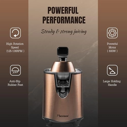 Electric juicer - 600 watts 500 Milliliters