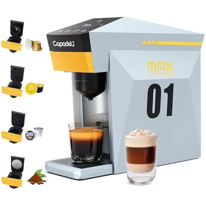 Multifunctional 4 in1 - 19Bar Single Serve