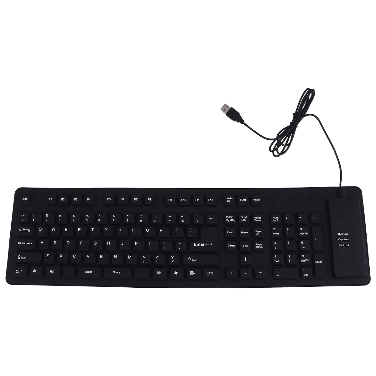 SOLUSTRE Roll Foldable Keyboard - Wired