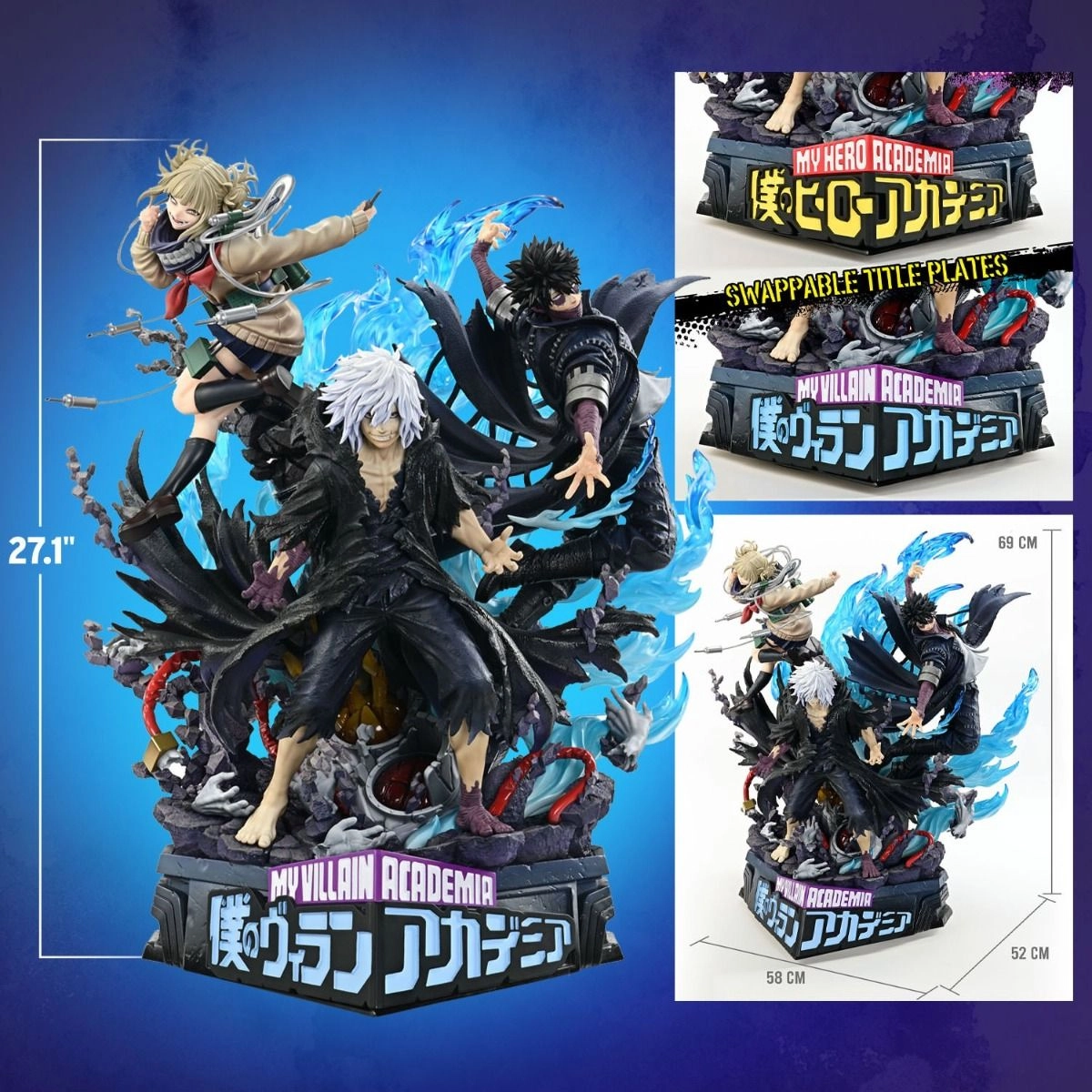 Tomura Shigaraki + Dabi + Himiko Togo - My Hero Academia