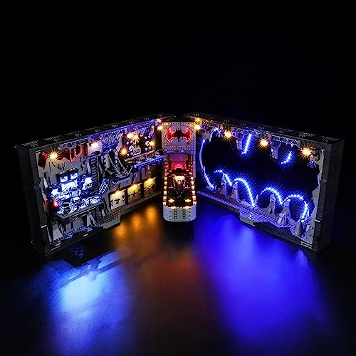 Light Set for 76252 Bath Cave - 3 USB light kits Battery compartment