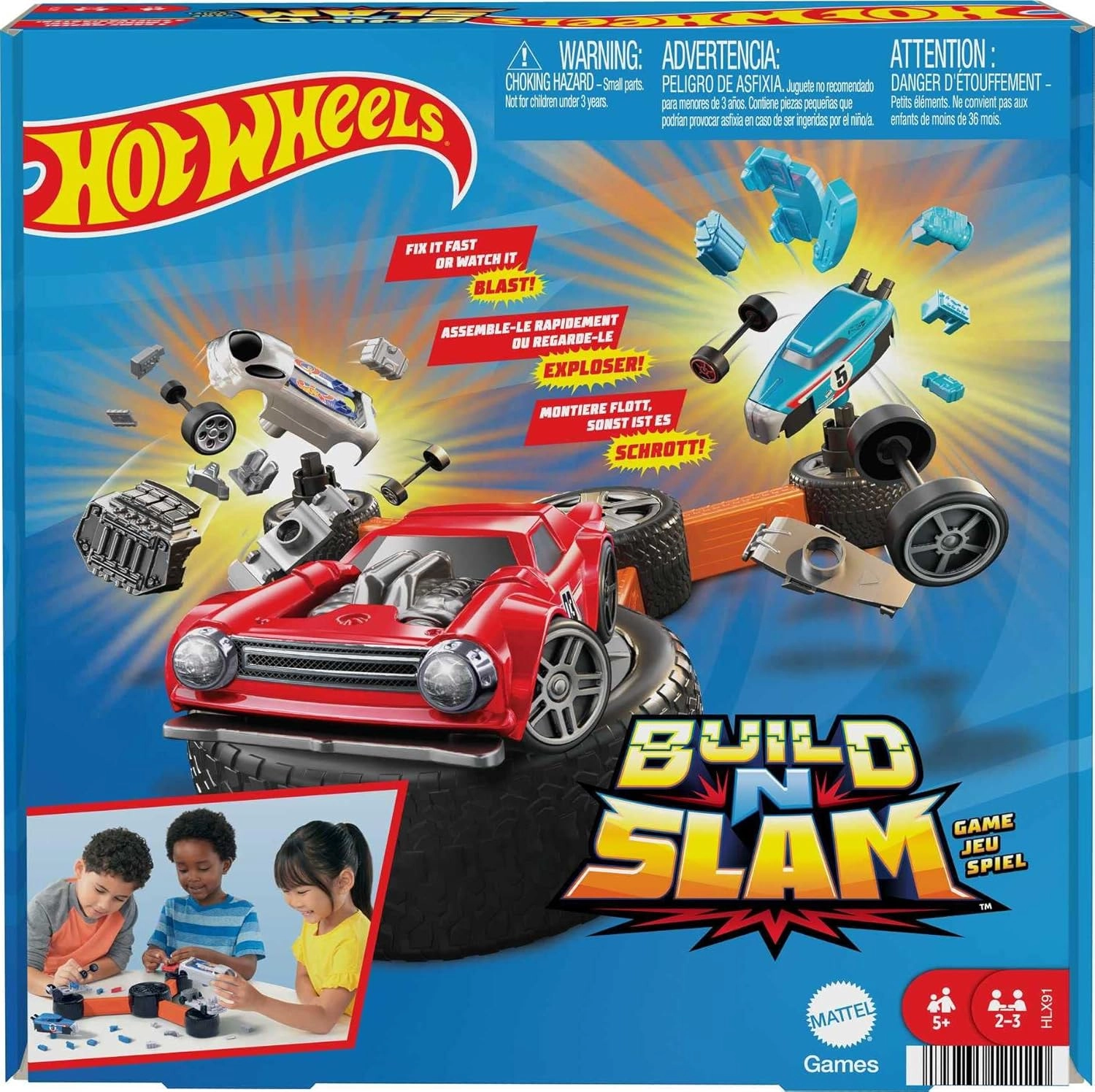 Mattel Games Hot Wheels Build ‘N Slam
