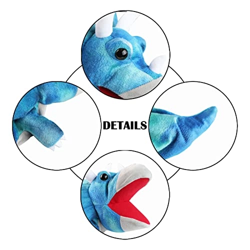 Dinosaur Hand Puppets - Triceratops Polyester 25.9*36.8 cm