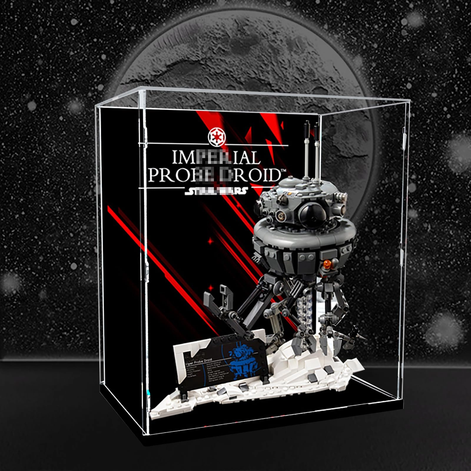 Acrylic Display Case 75306 - 28x18x32 cm Background-b