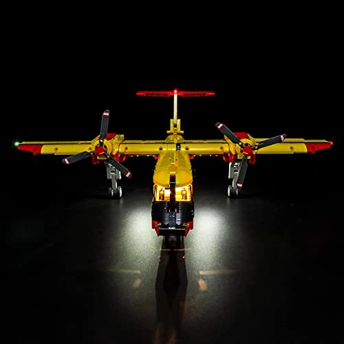 Led Lighting Kit - Firefighter Aircraft Compatible with 42152