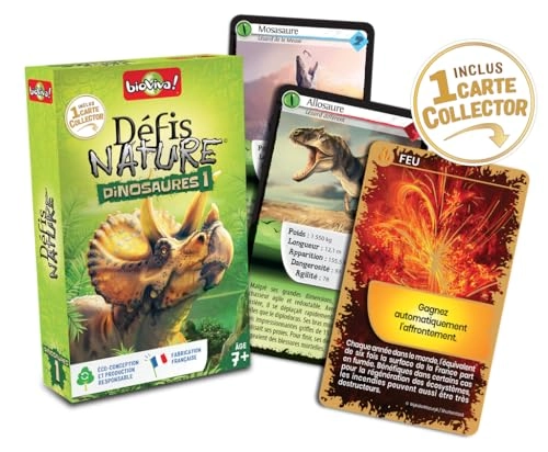 Challenges Nature Dinosaur 1 - Card Game (French)