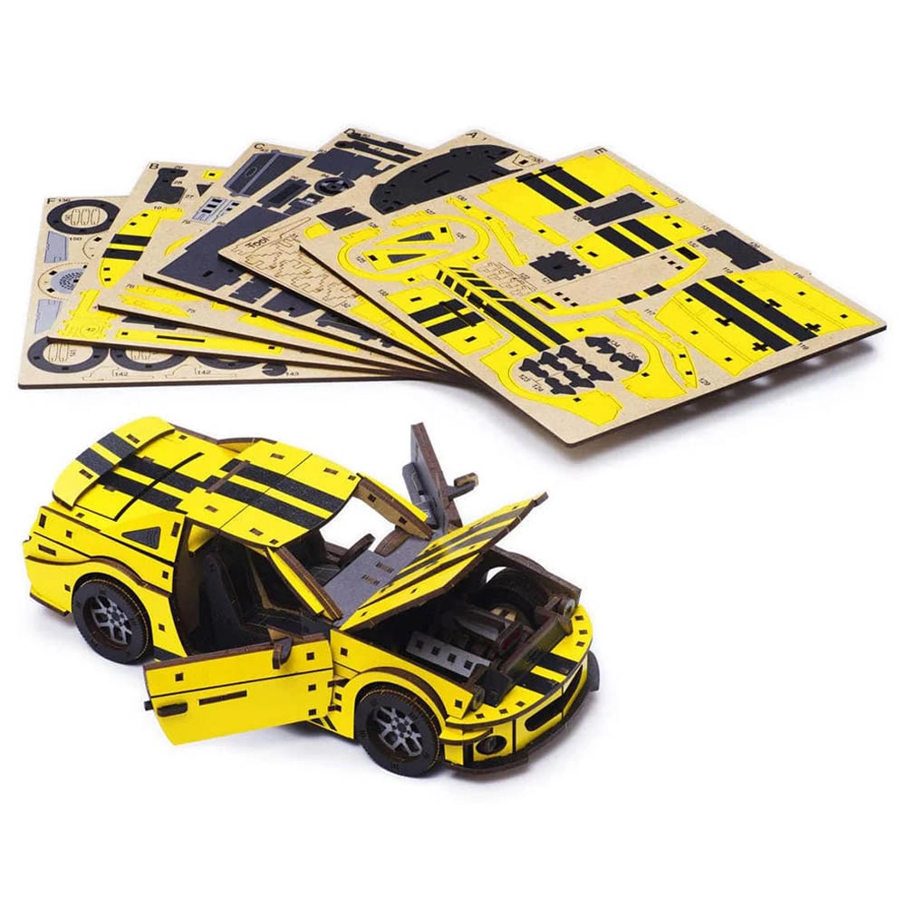 Stallion GT + Comet GTS Puzzle (4107390-STALLION_GT_YELLOW) - 248 pcs