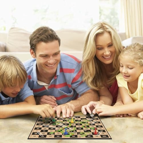 Merchant Classic Games - 2-in-1 Ludo, Snakes & Ladders