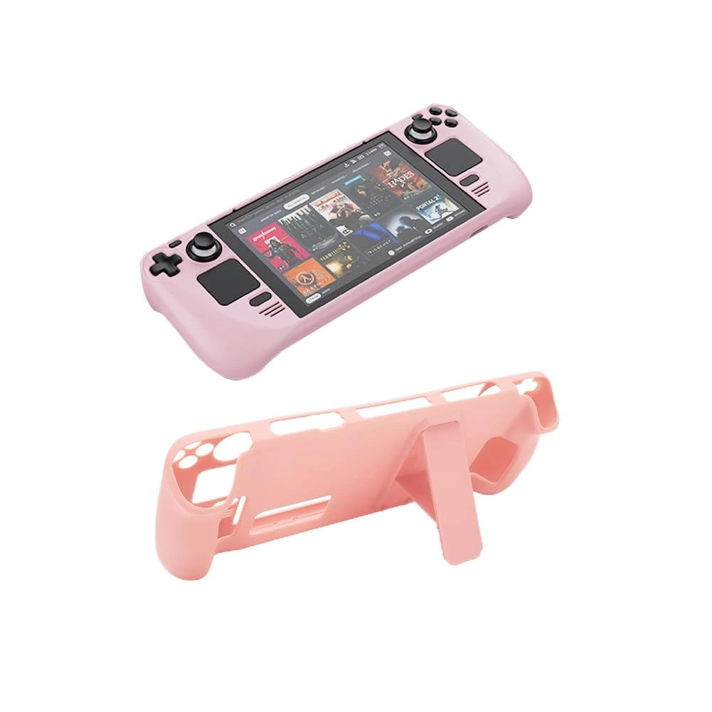 Gugxiom Steam Deck Cover - Full Protective with Stand Pink