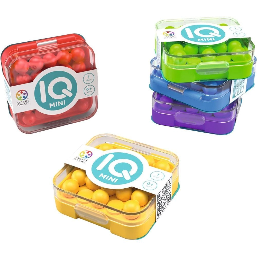 SmartGames Iq-Mini - pocket-size 6 puzzle pieces