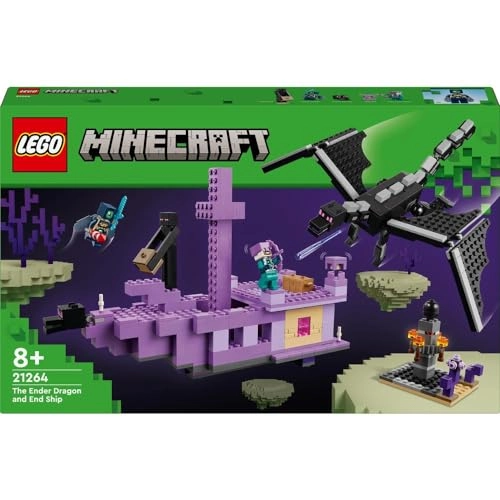 Minecraft The Ender Dragon and End Ship (21264)