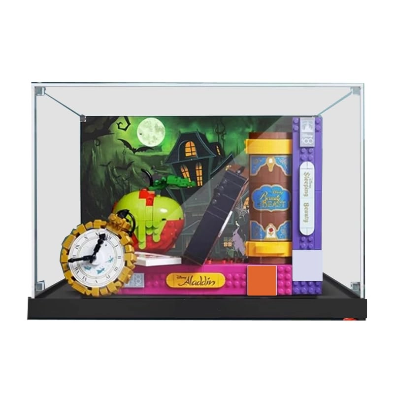 Clear Acrylic Display Case - Black Bottom 43227