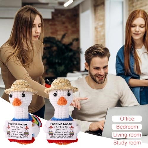 Graduation Goose Crochet - 9x8x6cm