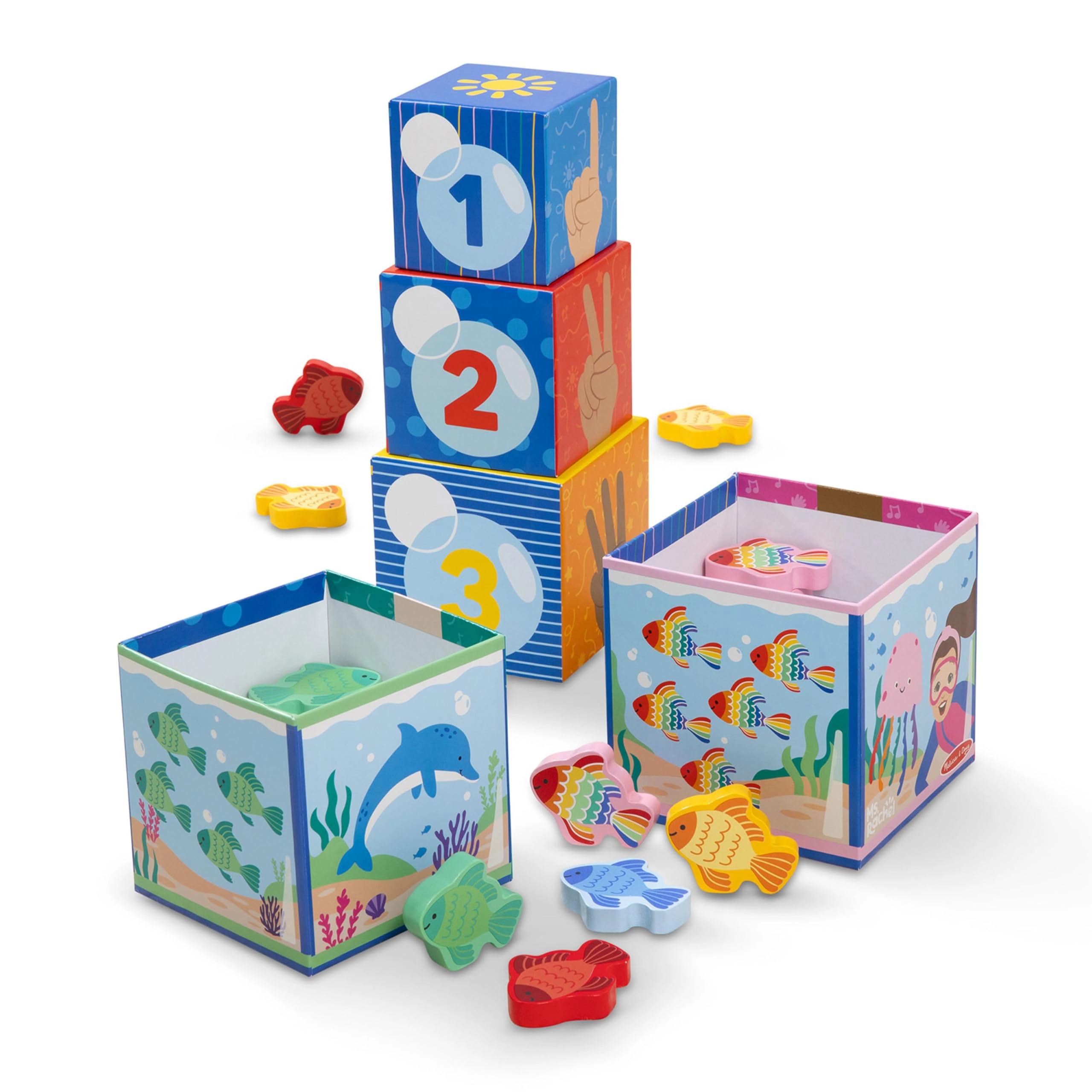 Melissa & Doug Ms. Rachel Sort and Count Nesting and Stacking Blocks - 24 months - 3 years 1 piece(s)