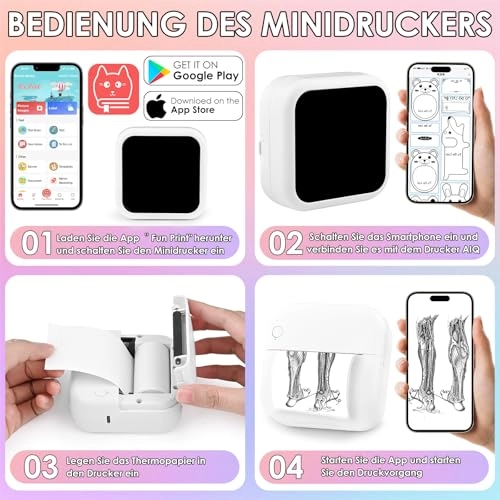 Mini Drucker AM-WYT-DYJ-X5 - 57 x 26 mm