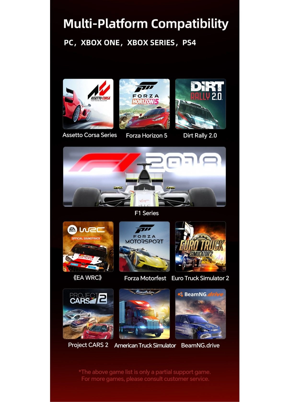 V10 Pro Racing Wheel & Pedals - PC, Xbox, PS4