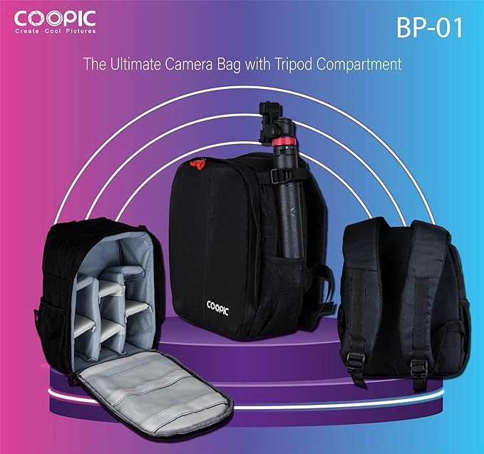 BP-01 - 29*20*10cm Canon Nikon Sony Backpack