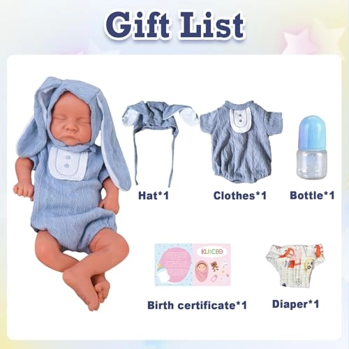 Reborn Baby Doll - 17 Inch Full Silicone Boy Ages 14+