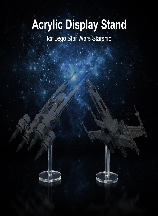 Acrylic Display Stand - for Lego 75399 Rebel U-Wing Starfighter Transparent Rotating