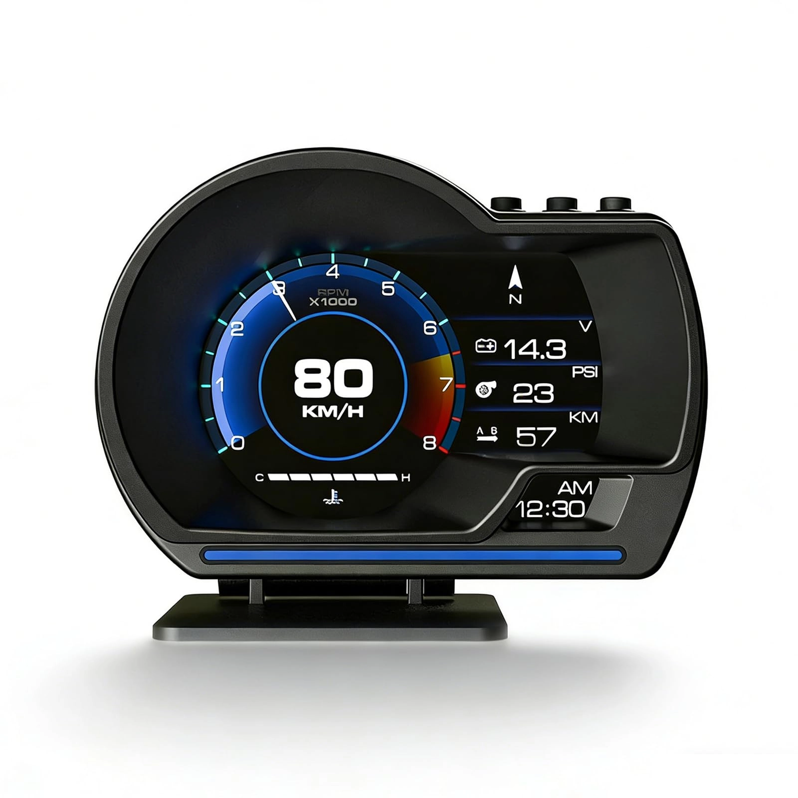 UKAUTO Head Up Display - OBD2 GPS Dual System