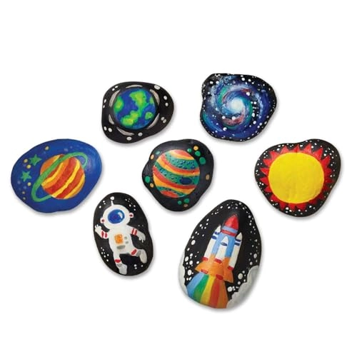 Glow In The Dark Space Rock Painting Kit - 5+ years