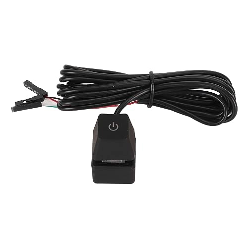PC Power Button Extension - 6.6ft Cable 7 Color Light