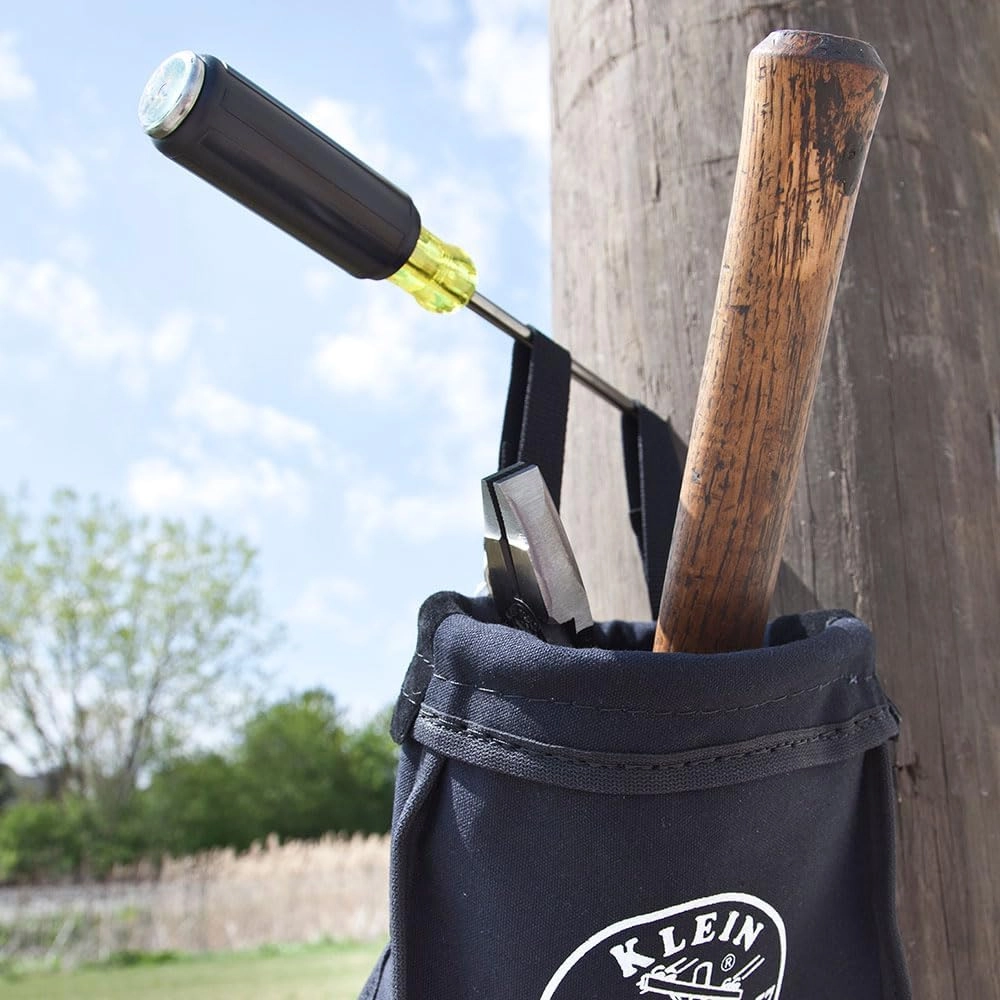 6004DD Keystone Demolition Screwdriver - 1/4-Inch Steel Tip Cushion-Grip Oversized Strike Cap Square Shank with Wrench Assist